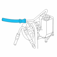 OEM 2006 Dodge Viper Line-Power Steering Diagram - 5102280AA