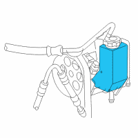 OEM 2006 Dodge Ram 1500 Reservoir-Power Steering Pump Diagram - 5103202AA