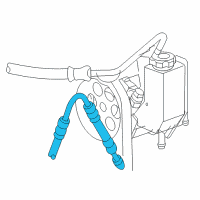 OEM 2005 Dodge Viper Line-Power Steering Diagram - 5102281AA