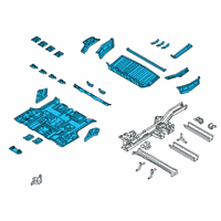 OEM 2020 Kia Sedona Panel Complete-Rear Diagram - 65510A9501