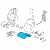 OEM 2020 Honda Civic Pad Comp L, FR Cus Diagram - 81537-TBA-A51