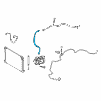 OEM 2021 Toyota Prius AWD-e Suction Hose Diagram - 88704-47100