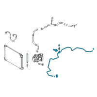 OEM 2018 Toyota Prius Liquid Line Diagram - 88710-47180