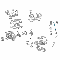 OEM 2016 Toyota Sienna Dipstick Diagram - 15301-0P030