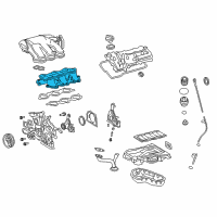 OEM 2014 Toyota Highlander Intake Manifold Diagram - 17111-0P040