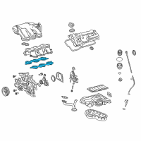 OEM 2012 Lexus RX450h Gasket, Intake Manifold Diagram - 17178-0P021