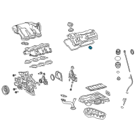 OEM 2022 Toyota Tacoma Valve Cover Seal Diagram - 11193-0P010