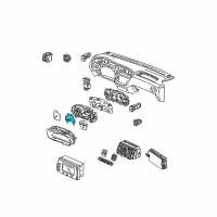 OEM Acura Meter Assembly, Speed Diagram - 78120-S3V-A02