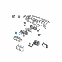 OEM 2003 Acura MDX Tachometer Assembly Diagram - 78125-S3V-A03