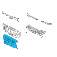 OEM 1999 Hyundai Sonata Pad Assembly-Isolation Dash Panel Diagram - 84120-38000