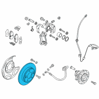 OEM Hyundai Elantra Disc-Rear Brake Diagram - 58411-3X300
