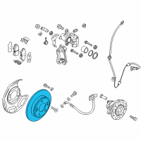 OEM Kia Soul Disc-Rear Brake Diagram - 584113X300