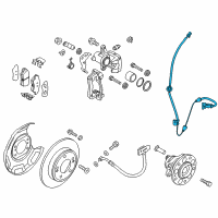 OEM 2019 Kia Soul EV Cable Assembly-Abs Ext L Diagram - 91920B2000