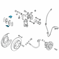 OEM 2016 Kia Soul Pad Liner Diagram - 58244A6000