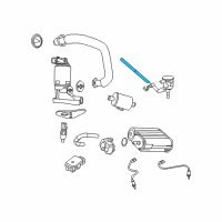 OEM 2008 Chrysler Aspen Hose-Emission Vacuum Diagram - 52855787AA