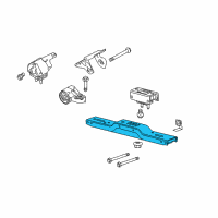 OEM Ford F-150 Transmission Crossmember Diagram - 9L3Z-6A023-A