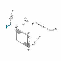 OEM 2018 Kia Sorento Hose-Overflow Diagram - 25443C5500