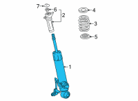 OEM Lexus NX450h+ ABSORBER ASSY, SHOCK Diagram - 48530-79485