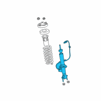 OEM 2018 Ford Expedition Strut Diagram - JL1Z-18124-B