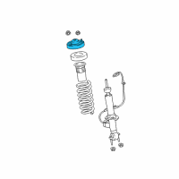 OEM Lincoln Navigator Upper Mount Diagram - FL1Z-18A099-B