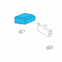 OEM 2003 Lincoln Town Car Control Module Diagram - 3W1Z-15K866-AC