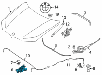 OEM BMW 740i Lock Passive Diagram - 51-23-7-347-409