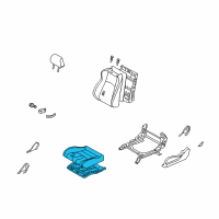 OEM 2005 Nissan 350Z Cushion Assembly - Front Seat Diagram - 87350-CF41B