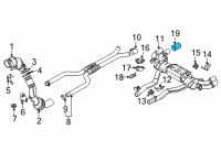 OEM 2020 BMW X4 TAILPIPE TIP, CHROME Diagram - 18-30-8-053-352