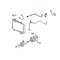 OEM Lexus ES350 Tube Sub-Assembly, Suction Diagram - 88707-33100