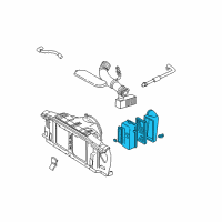 OEM 1995 GMC Jimmy Cleaner Asm-Air Diagram - 25098788