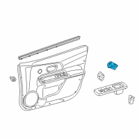 OEM 2014 Toyota Prius C Window Switch Diagram - 84820-52390