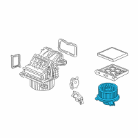 OEM 2009 Acura RDX Motor Assembly, Fan Diagram - 79310-STK-A41