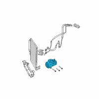 OEM 2016 Jeep Wrangler COMPRESOR-Air Conditioning Diagram - 55111374AF