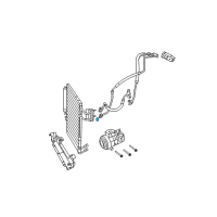 OEM 2016 Jeep Cherokee Seal-A/C Line Diagram - 68157532AA