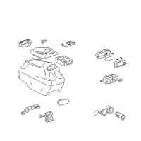 OEM Toyota Sequoia Bulb Diagram - 90011-03011