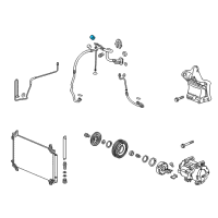 OEM 2018 Honda Ridgeline Cap, Valve (H) Diagram - 80865-TX9-A01