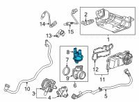 OEM 2021 Chevrolet Trailblazer Purge Control Valve Diagram - 12666845