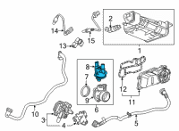 OEM Cadillac XT4 Purge Control Valve Diagram - 12666845