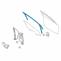 OEM 2013 Ford Focus Run Weatherstrip Diagram - DM5Z-5821597-A