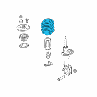 OEM 2017 Lincoln MKX Coil Spring Diagram - F2GZ-5310-K