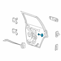 OEM Jeep Grand Cherokee Arm-Rear Door Diagram - 55135658AB