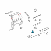 OEM 2009 Honda Odyssey Switch Assembly, Door (Daiichi) Diagram - 35400-S6A-003
