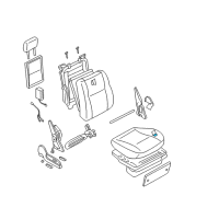 OEM 2003 Infiniti M45 Pad-Front Seat Cushion Diagram - 87311-CS010