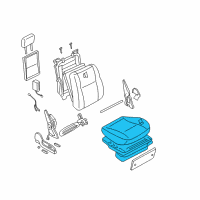 OEM 2003 Infiniti M45 Cushion Assy-Front Seat Diagram - 87300-CS010