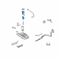 OEM Toyota Camry Fuel Filter Diagram - 77024-33070