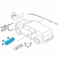 OEM 2005 Nissan Xterra Sensor-Side Air Bag, R Diagram - 98830-EC060
