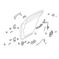 OEM 2010 Ford Taurus Lock Rod Diagram - AG1Z-5426460-A