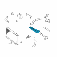 OEM Lexus Housing, Water Inlet Diagram - 16323-20020