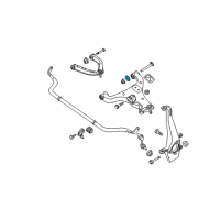 OEM 2011 Nissan Titan Disc Assembly, Front Suspension Diagram - 54559-7S005