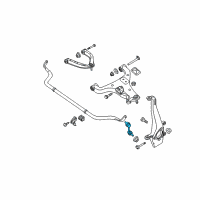 OEM 2014 Nissan Titan Rod Assy-Connecting, Stabilizer Diagram - 54618-7S000